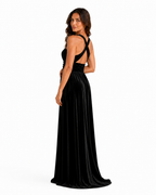 Aurora · Vestido Maxi Convertible de Terciopelo