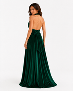 Aurora · Vestido Maxi Convertible de Terciopelo