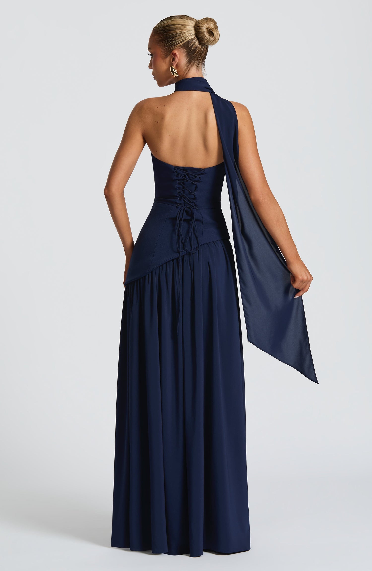 Alessia • Vestido Maxi Escote Strapless con Abertura