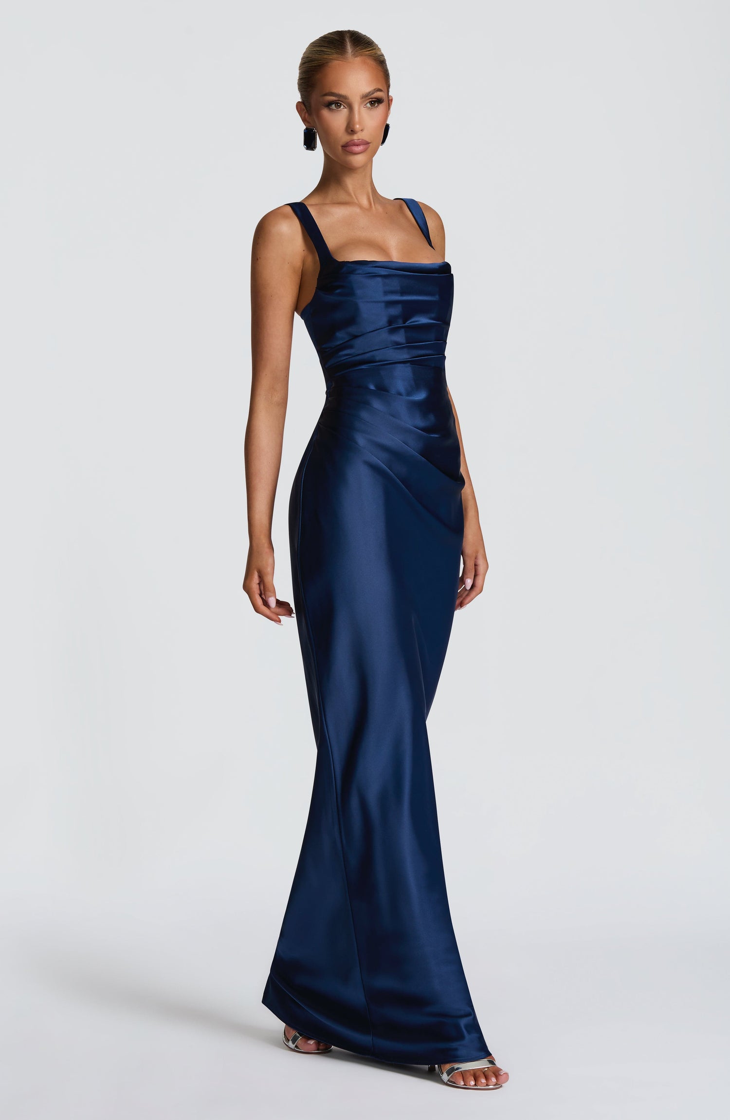 Calanthe • Vestido Satinado Maxi