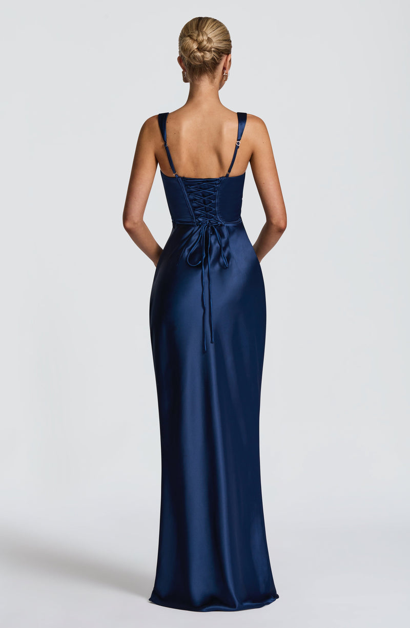 Calanthe • Vestido Satinado Maxi