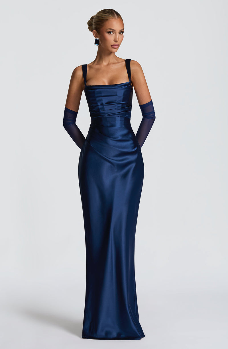 Calanthe • Vestido Satinado Maxi