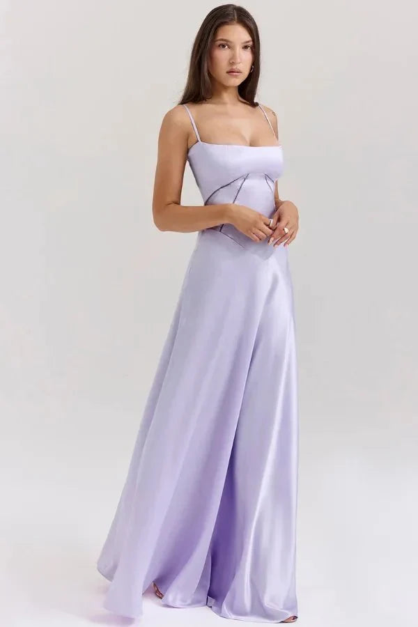 Cara • Vestido Maxi con Espalda Lazada