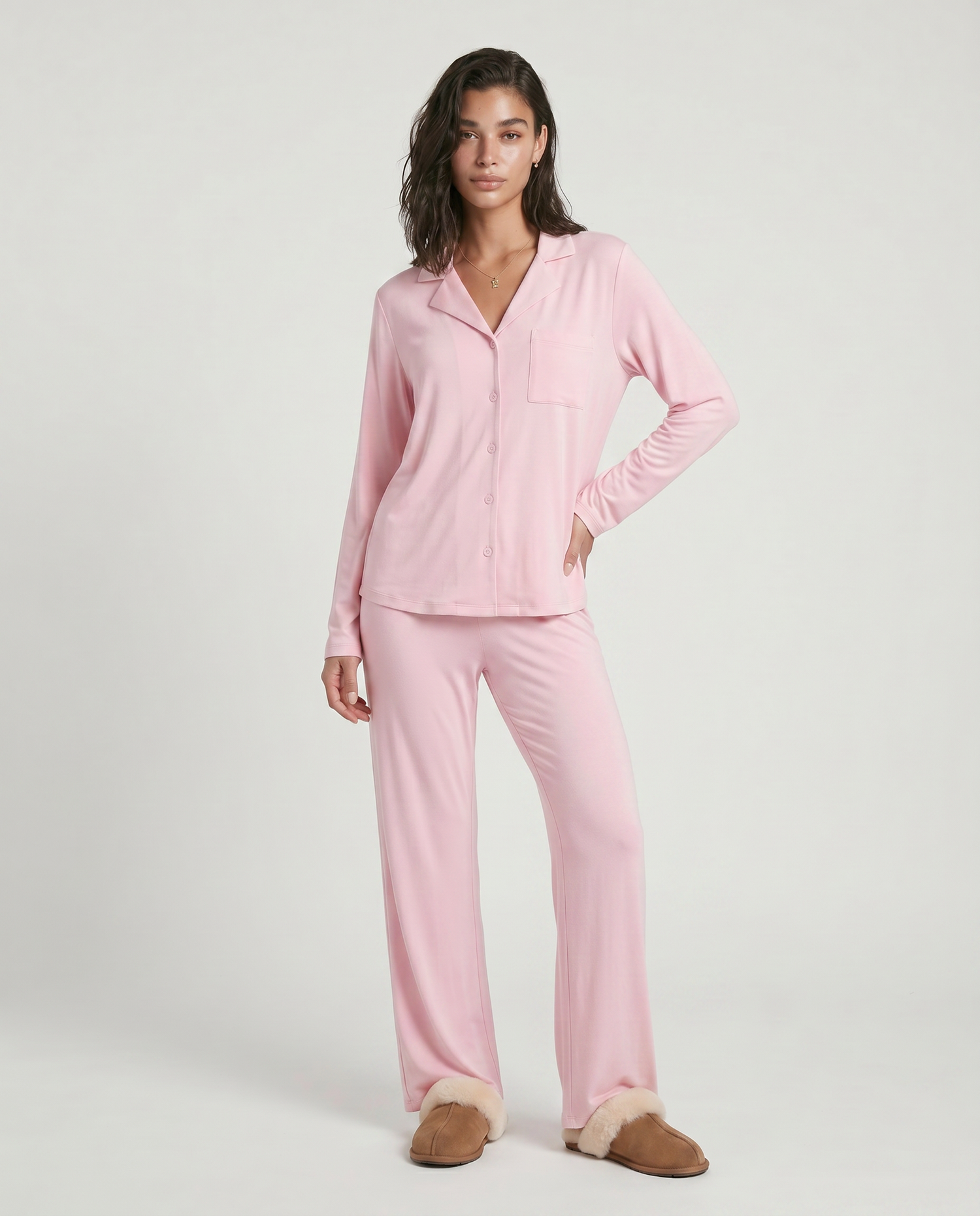 Carol • Conjunto de pijama manga larga