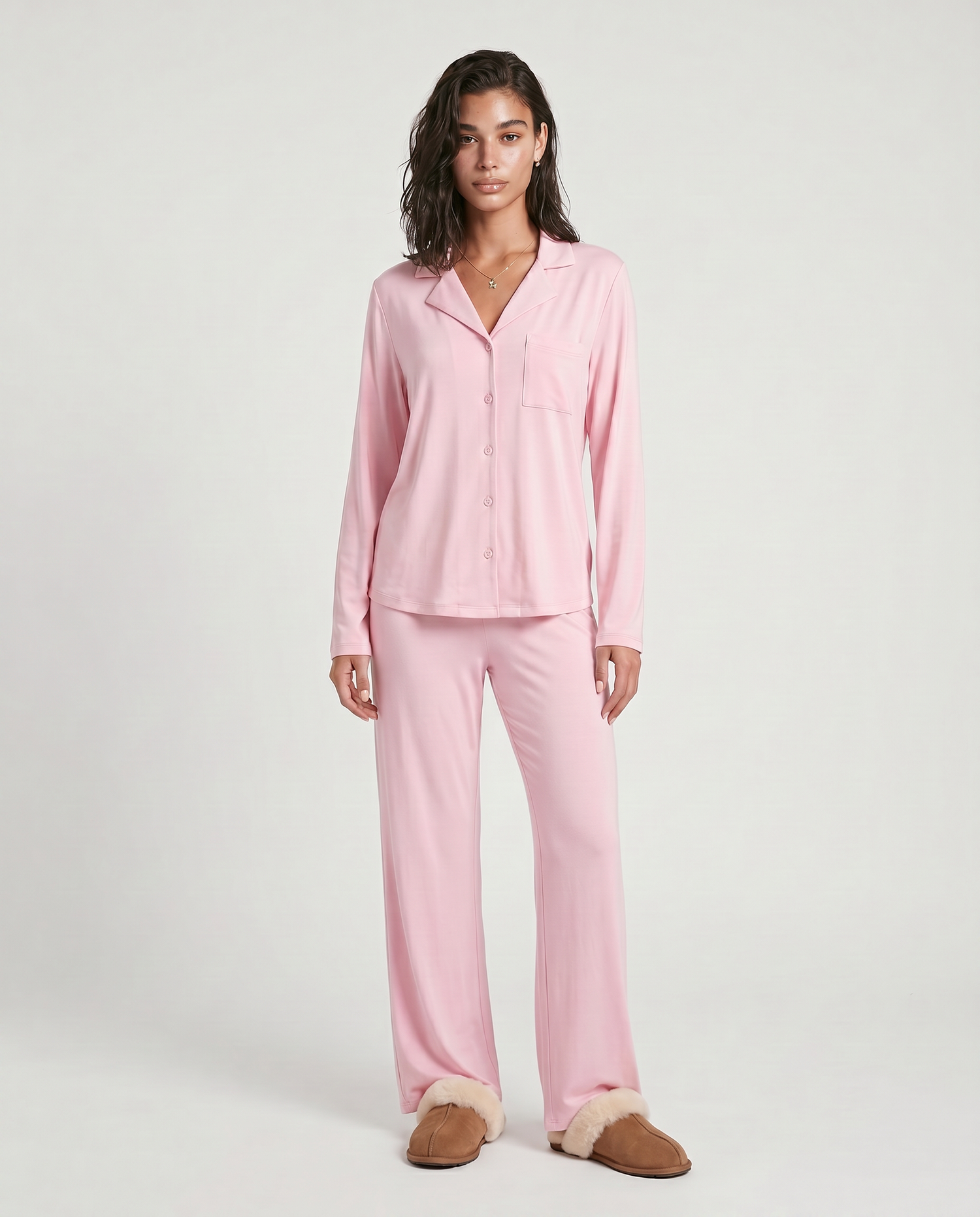 Carol • Conjunto de pijama manga larga