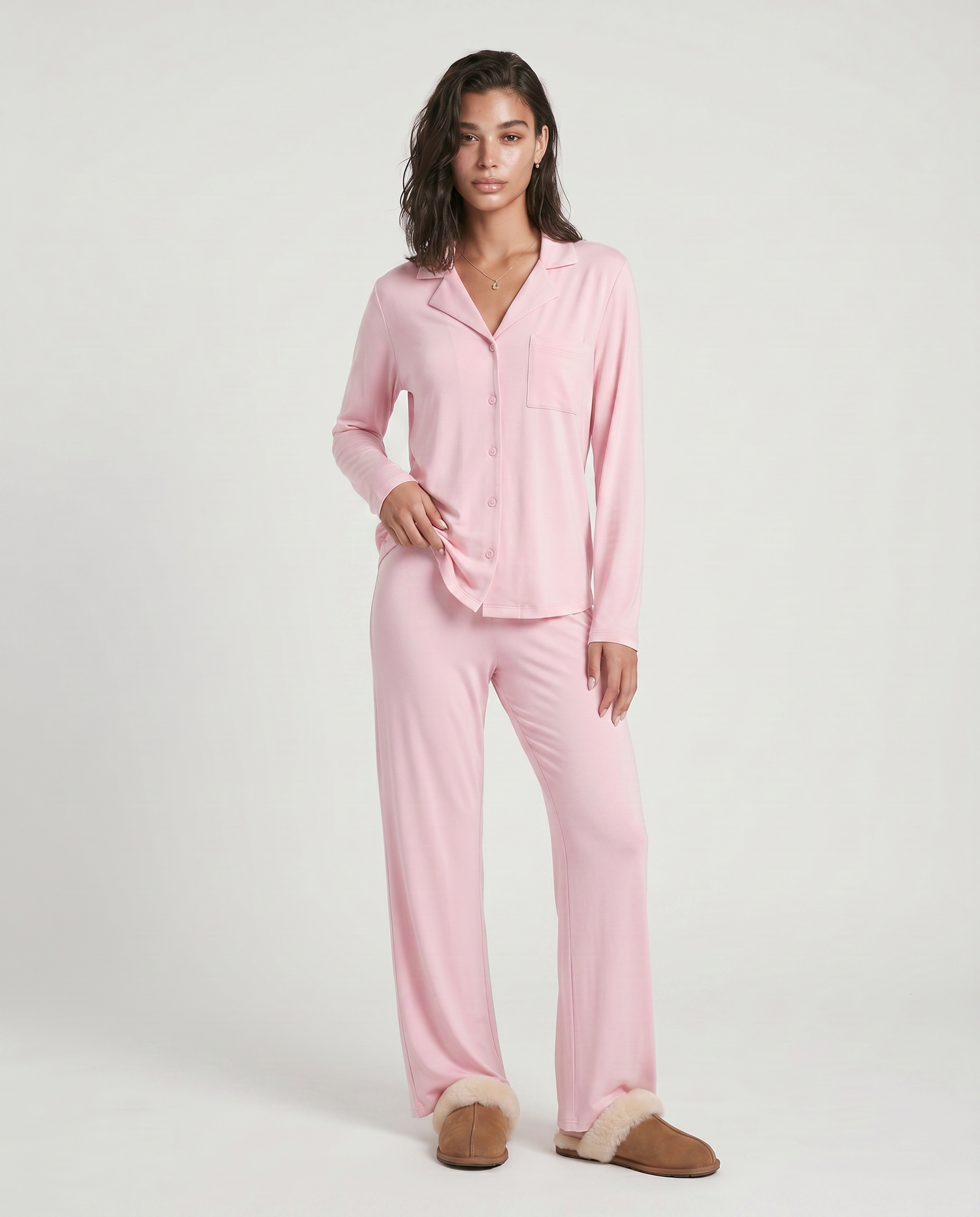 Carol • Conjunto de pijama manga larga