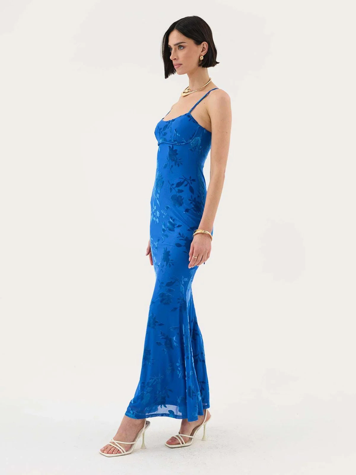 Dolores • Vestido Maxi Floral Con Tirantes
