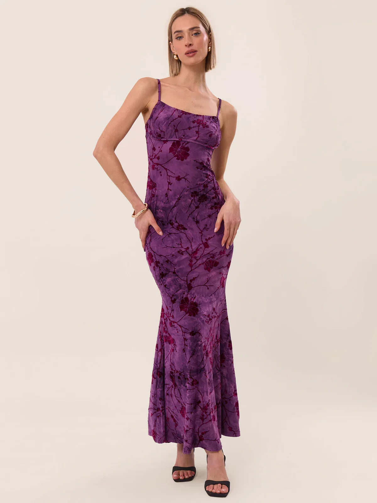 Dolores • Vestido Maxi Floral Con Tirantes