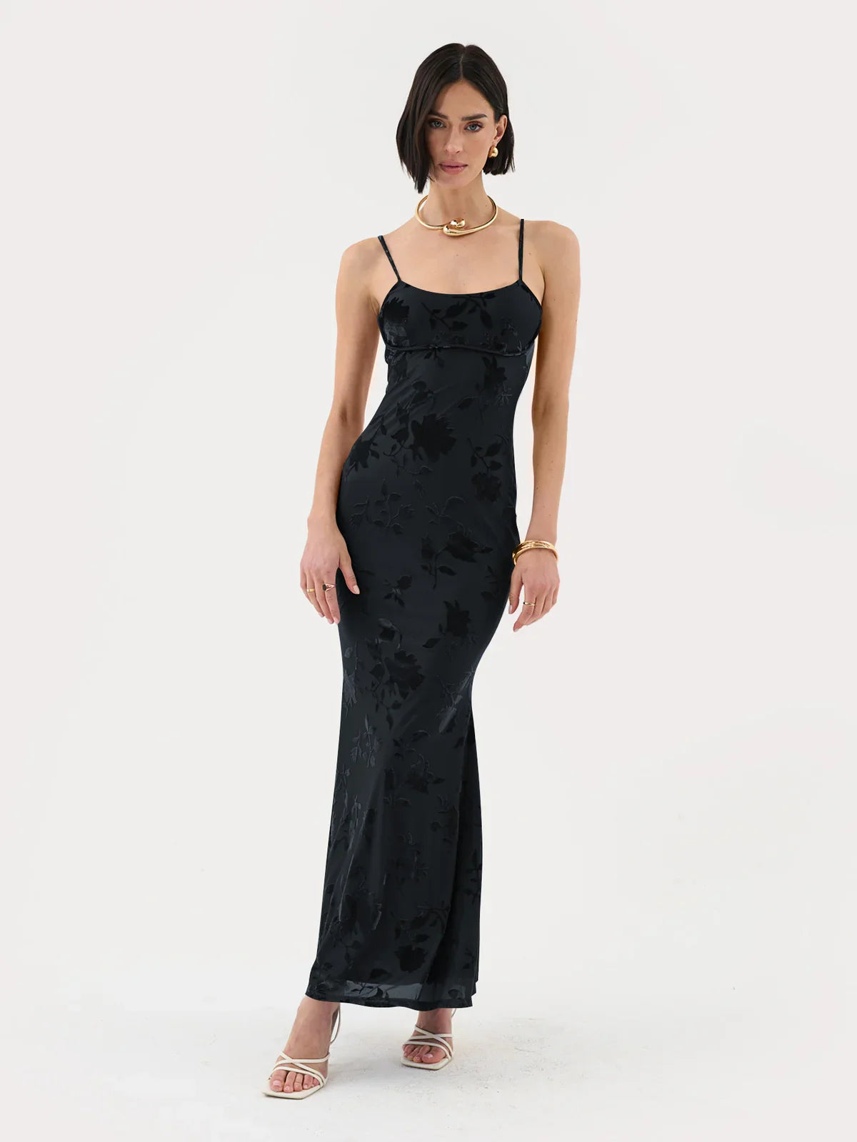 Dolores • Vestido Maxi Floral Con Tirantes