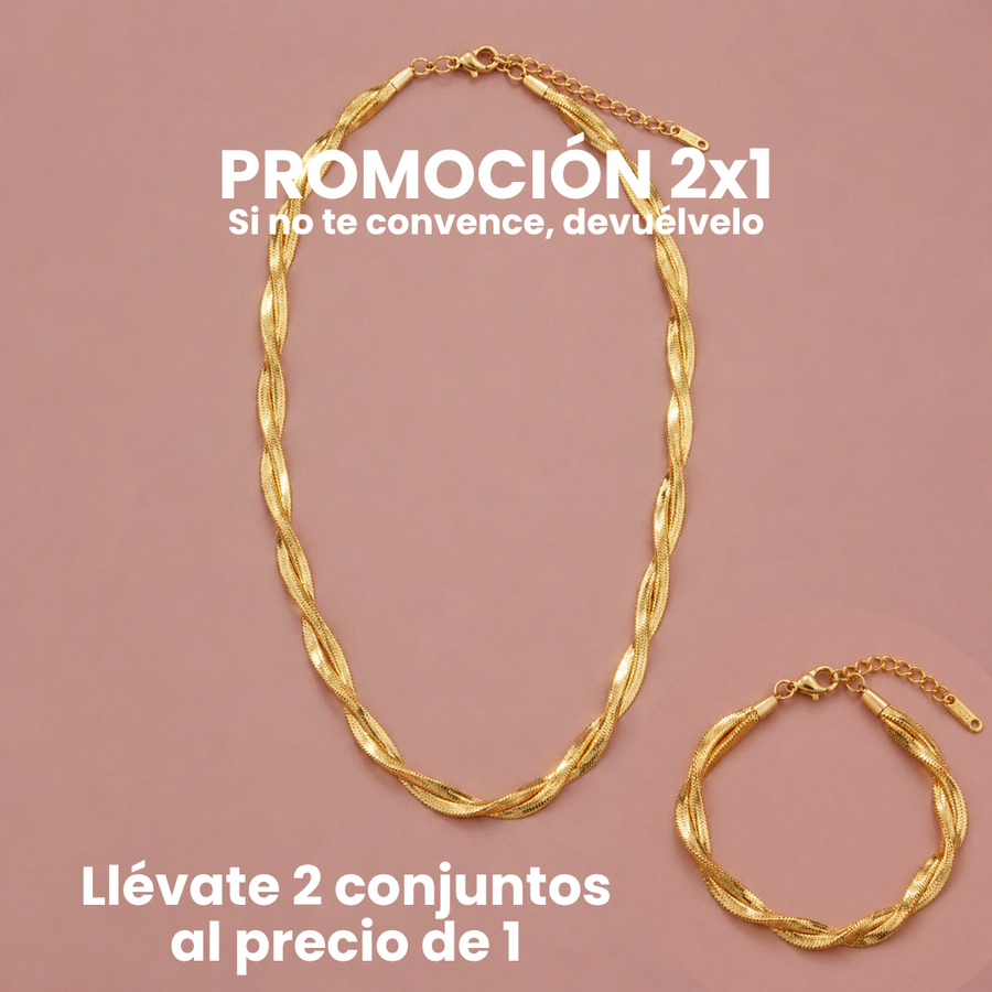 PROMO 2x1 - Conjunto Espiga Trenzada
