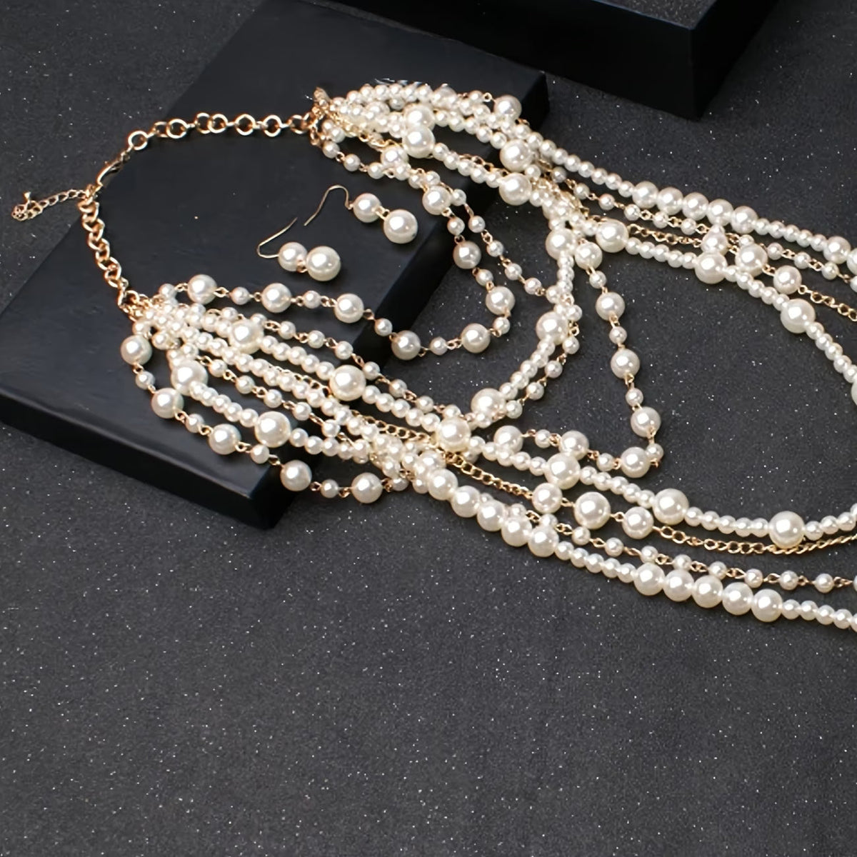 Set de Declaración de Perlas Multi-Layer Boho