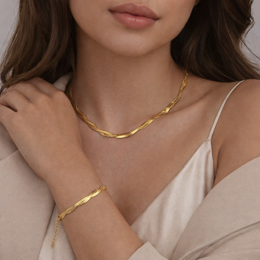 Conjunto Espiga Trenzada