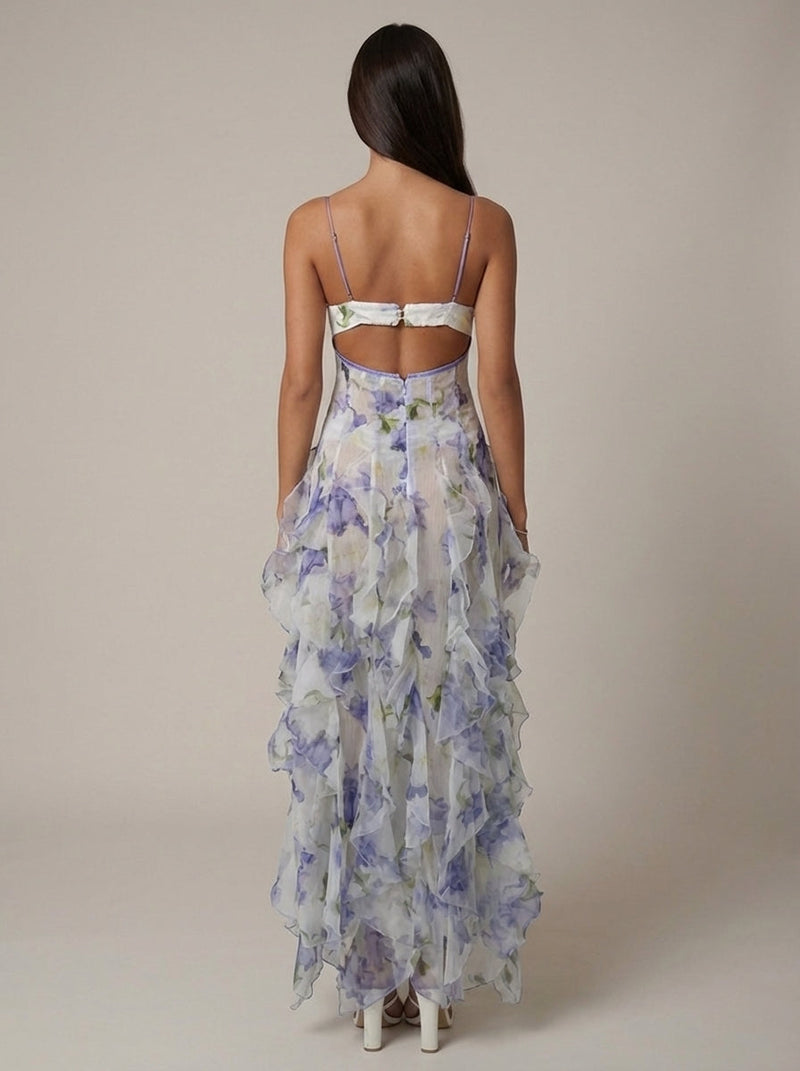 Gabrielle • Vestido Ruffle maxi