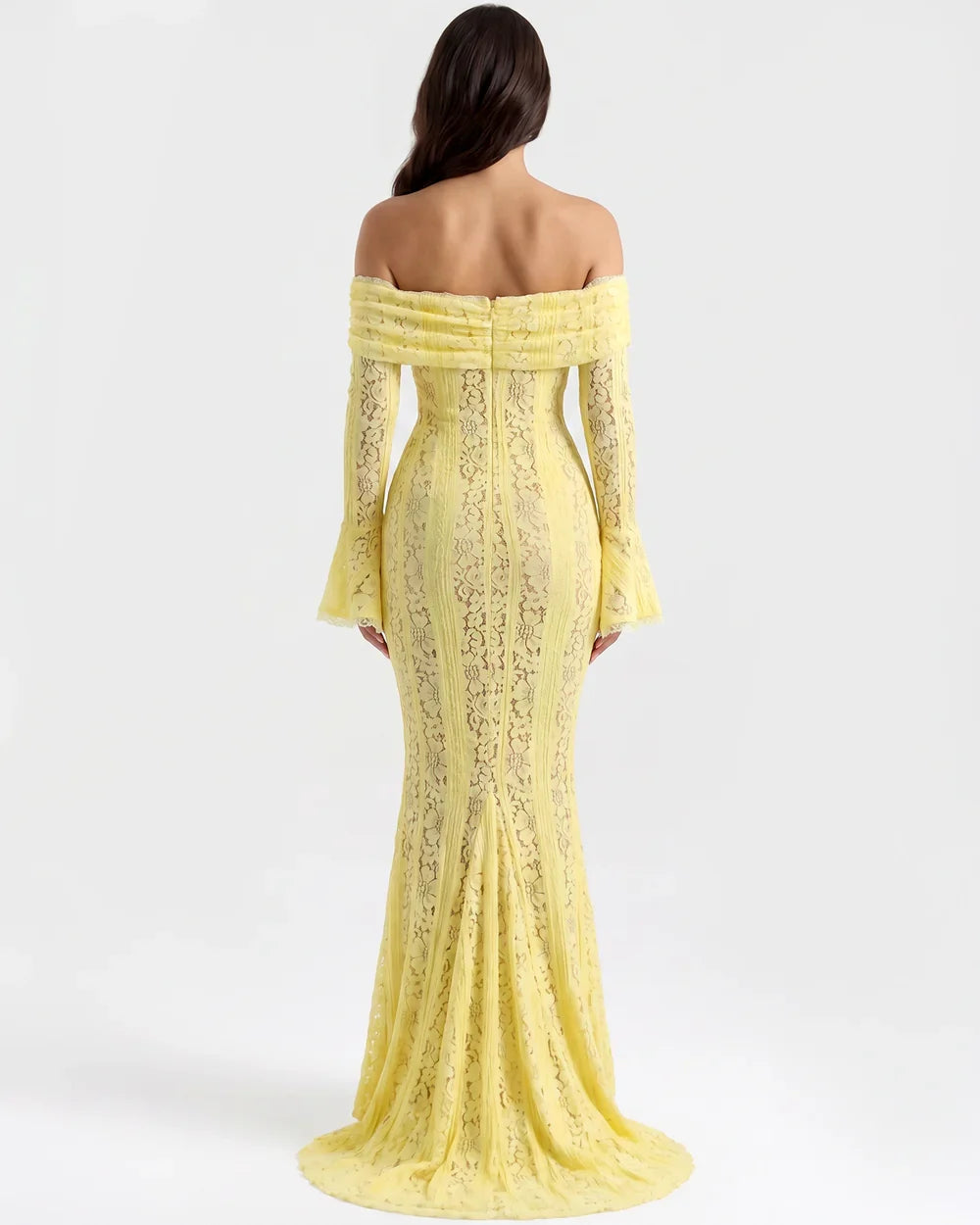 Josefina • Vestido Maxi de Encaje Off Shoulder