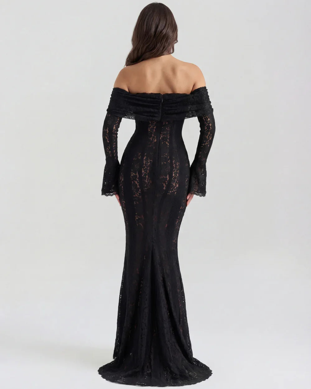 Josefina • Vestido Maxi de Encaje Off Shoulder