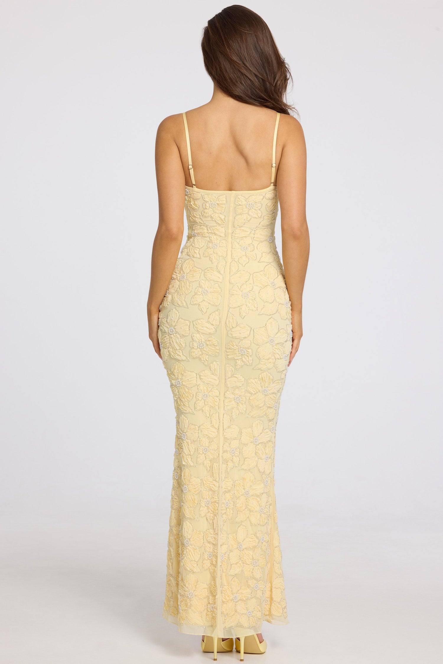 Valora • Vestido Maxi de Cuello Cuadrado