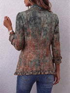 Flaminia | Chaqueta Vintage Estampado Degradado Texturizado
