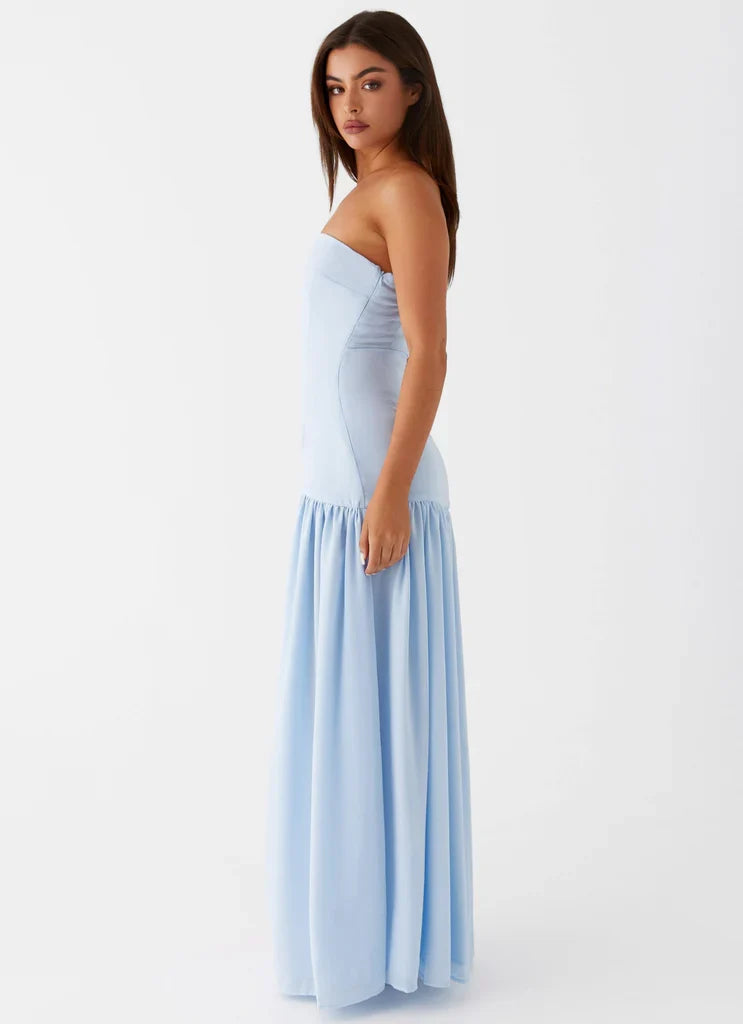 Penélope • Vestido Maxi Sin Tirantes
