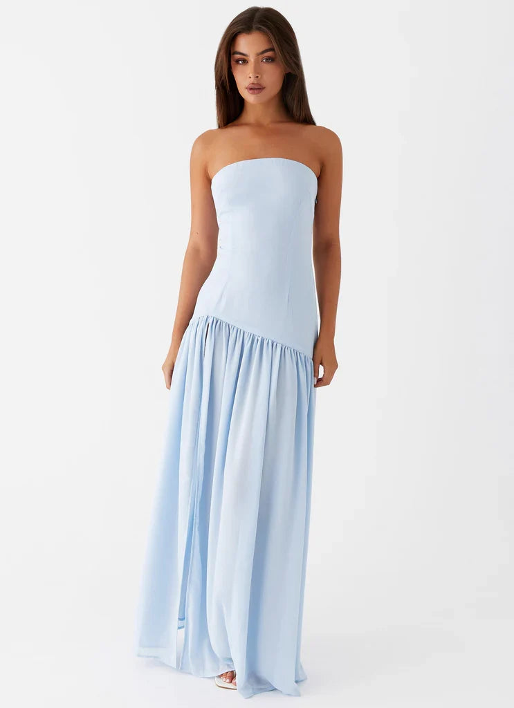 Penélope • Vestido Maxi Sin Tirantes