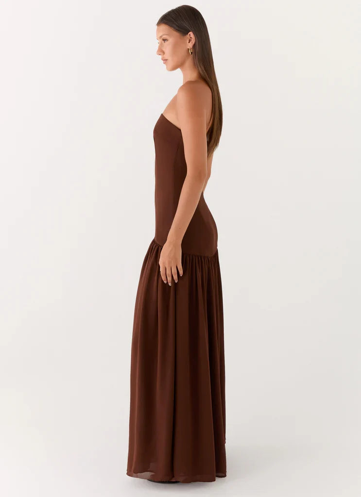 Penélope • Vestido Maxi Sin Tirantes