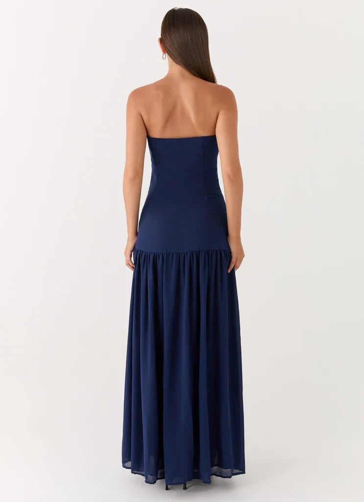Penélope • Vestido Maxi Sin Tirantes