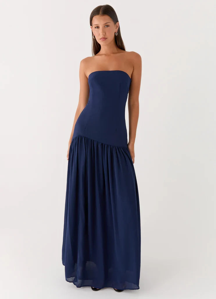 Penélope • Vestido Maxi Sin Tirantes