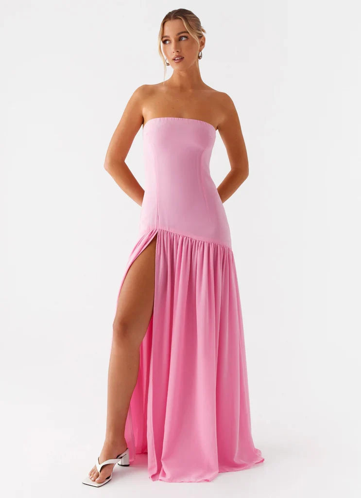 Penélope • Vestido Maxi Sin Tirantes