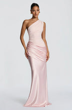 Serafina • Vestido Maxi de Un Solo Hombro Esculpido