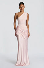 Serafina • Vestido Maxi de Un Solo Hombro Esculpido