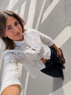 Top Alessia Encaje Marfil™