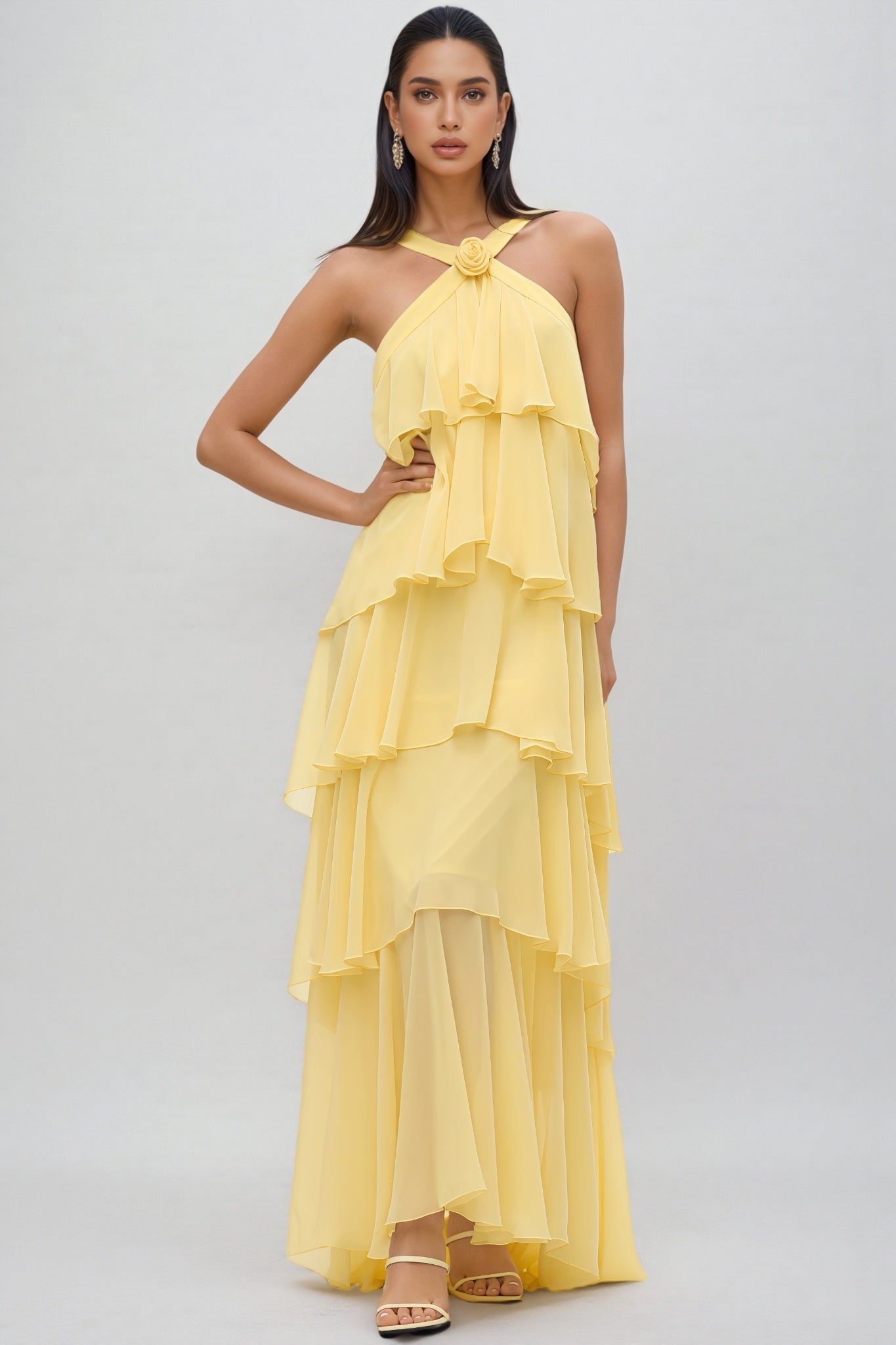 Kacey • Vestido Maxi de Encaje Sirena