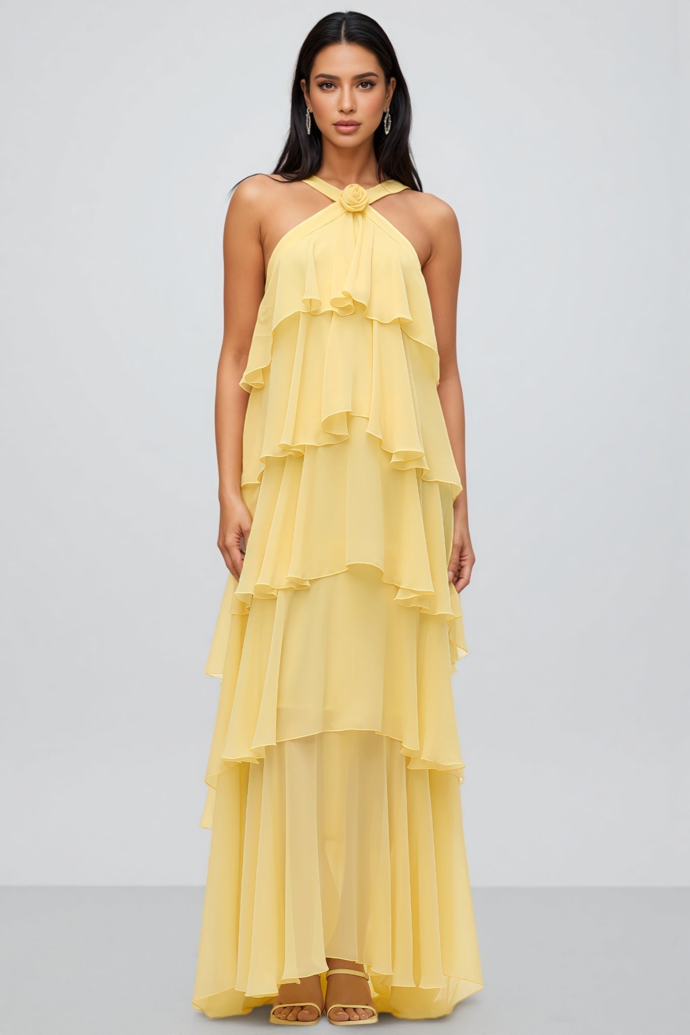 Kacey • Vestido Maxi de Encaje Sirena