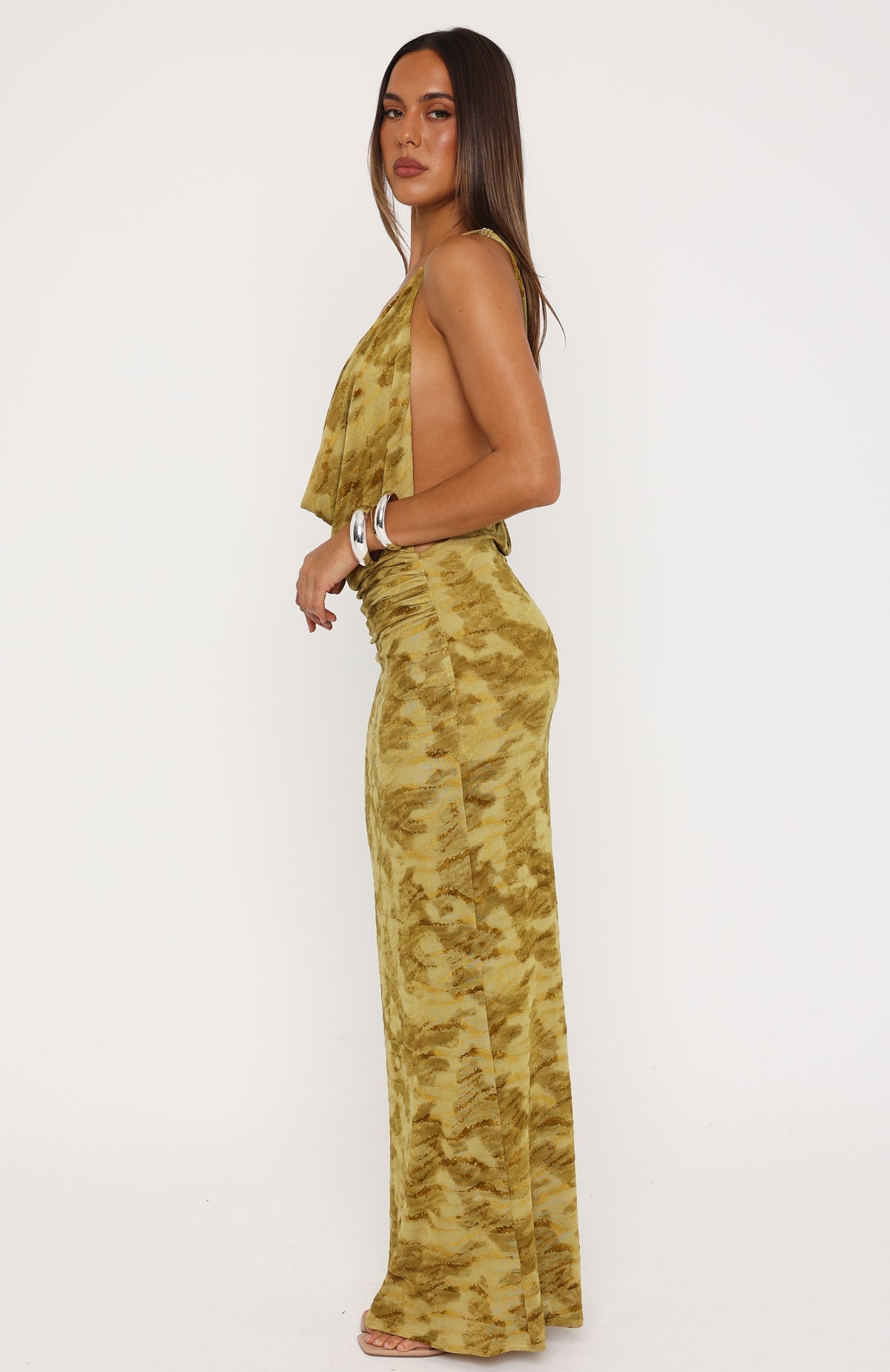 Chartreuse • Vestido Maxi Soft Sin