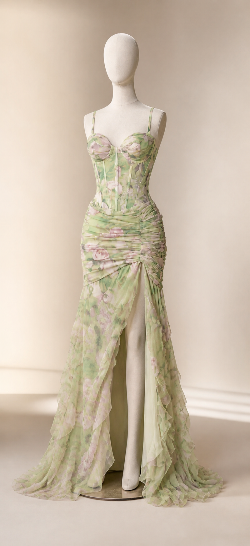ZAMIRA | VESTIDO LARGO ESTAMPADO