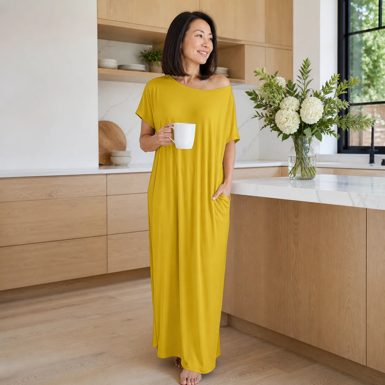 Vestido Altea Amarillo · estilismo editorial